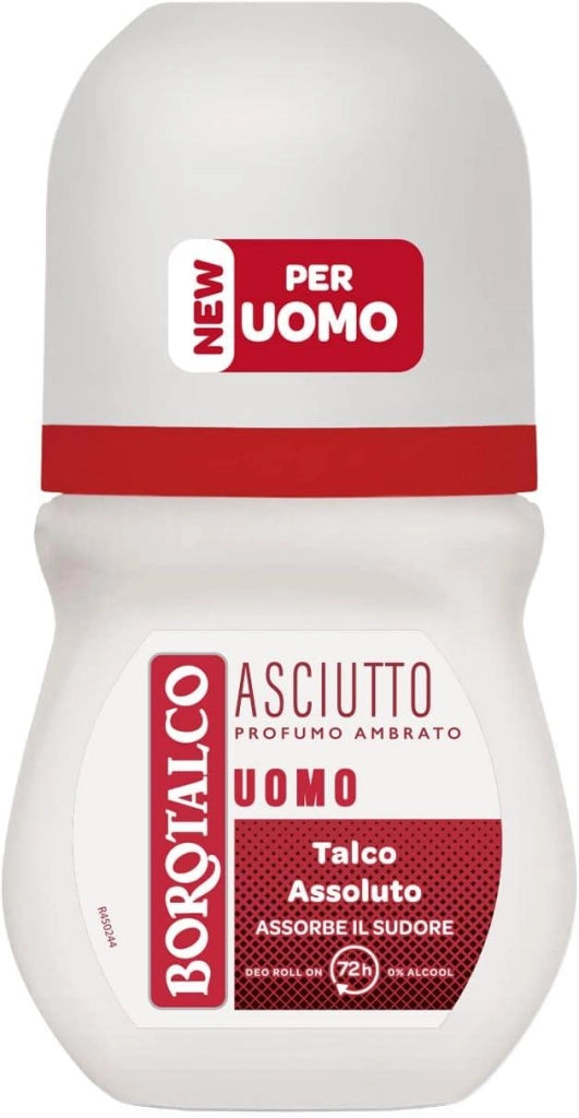 BOROTALCO SET 6 PZ DEO ROLL-ON 50ML L'UNO NEW ASCIUTTO PROFUMO AMBRATO NO ALCOOL 72H
