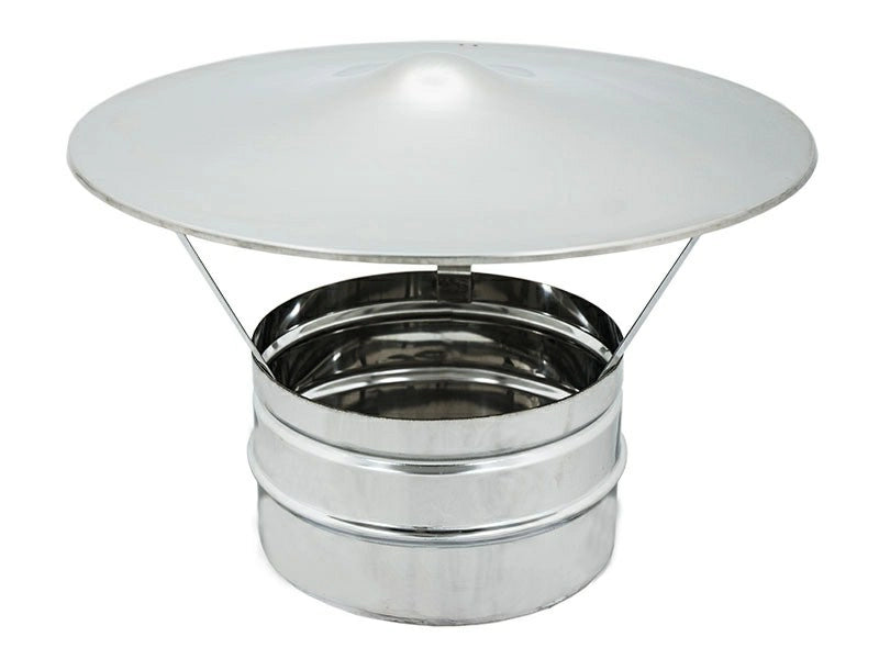 Comignolo Fumi Orizz.Gas D.100 Inox - Zinco Calabria