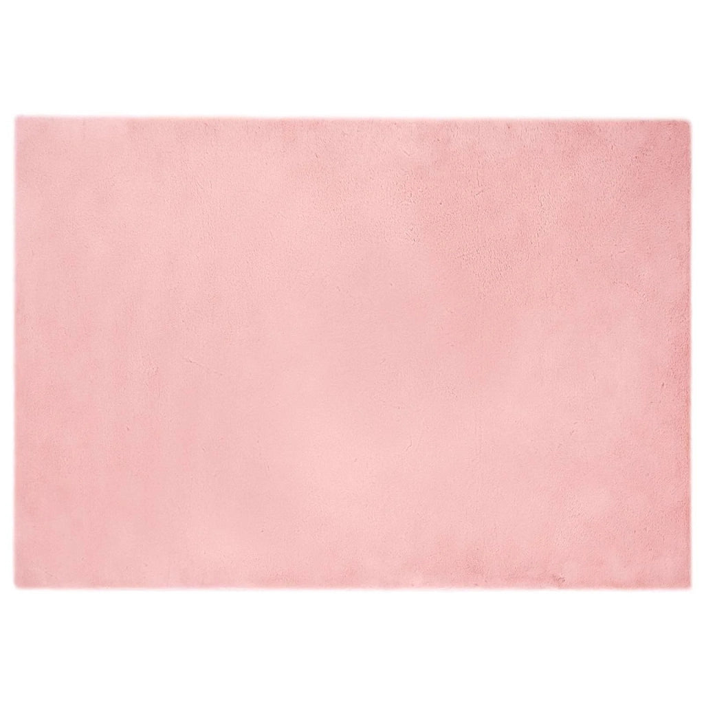 Tappeto antiscivolo in sintetica di coniglio OLITE Rosa
