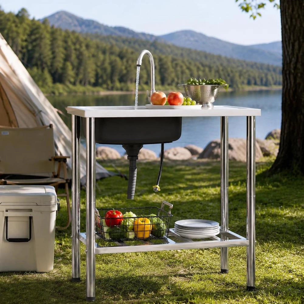 Camping Sink With Stainless Steel Tap