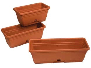 BALCONETTA MAXIMELISSA CON RISERVA ACQUA- - cm.65x25x21h. - 6 pezzi ICS
