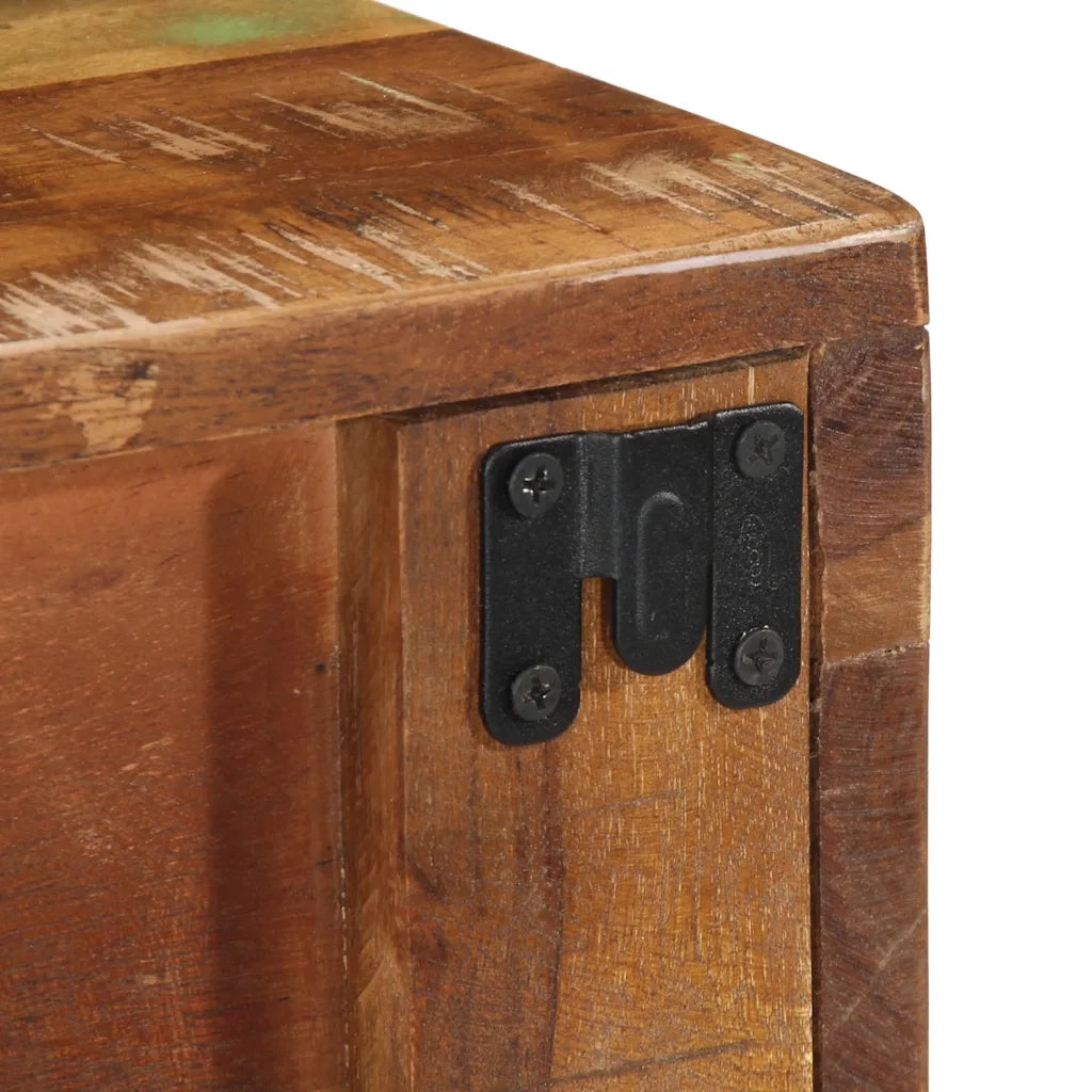 vidaXL Mobile TV a Parete 80x30x19 cm in Legno Massello di Recupero