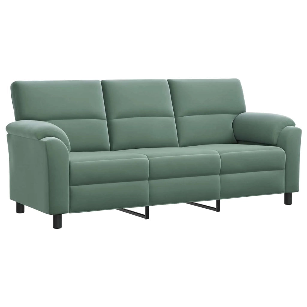 Set di divani 3 pcs Verde Mare Velluto 3430473
