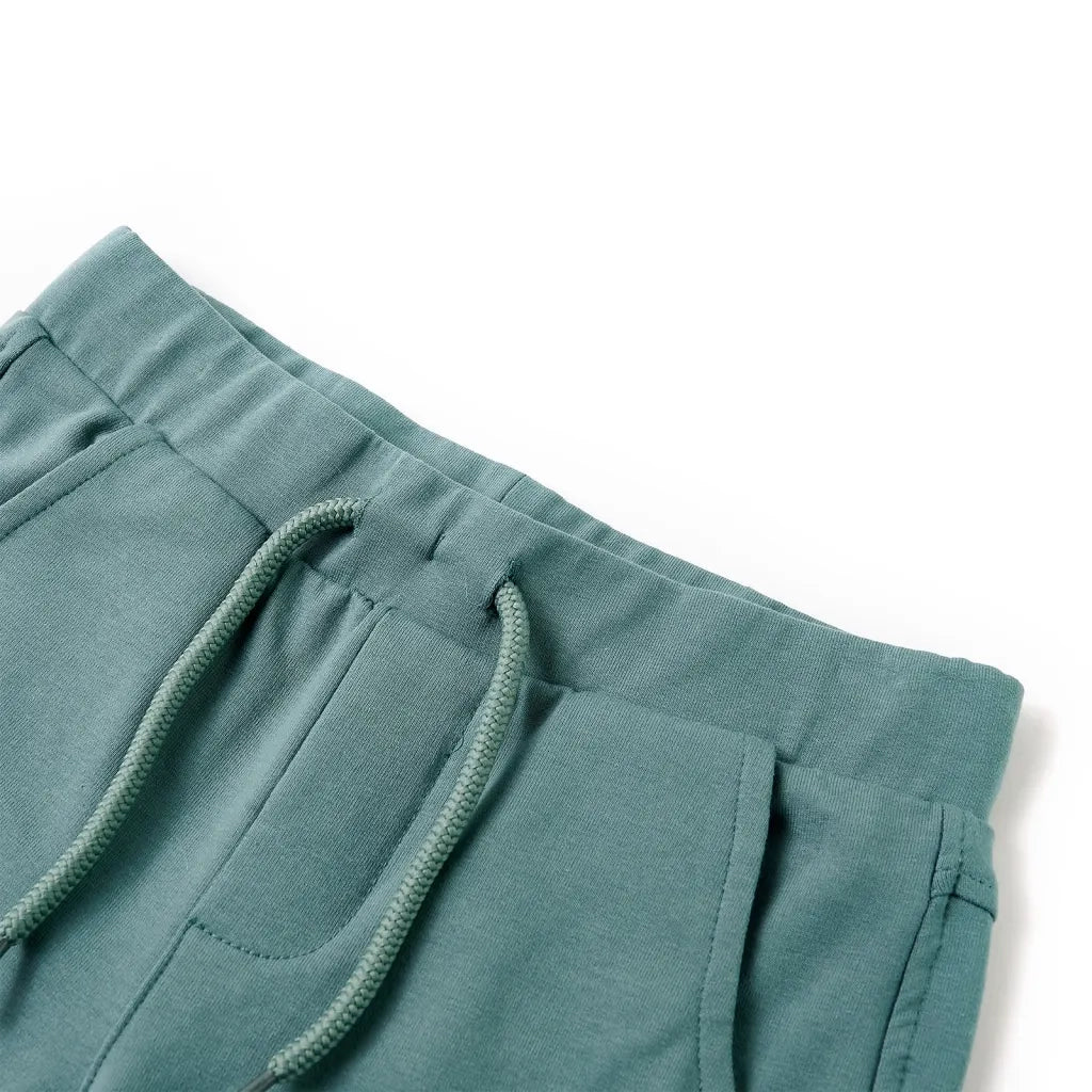 Pantaloncini per Bambini con Coulisse Petrolio Antico 140 CFW5283604