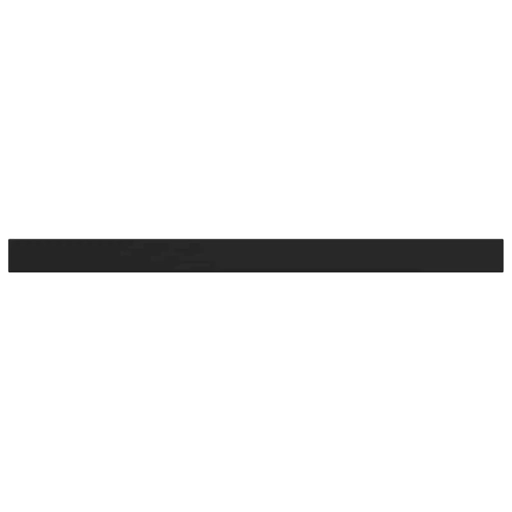 Piedini per mobili 2 pz Nero 596 x 40,5 x 100 mm Ferro CFW5876078