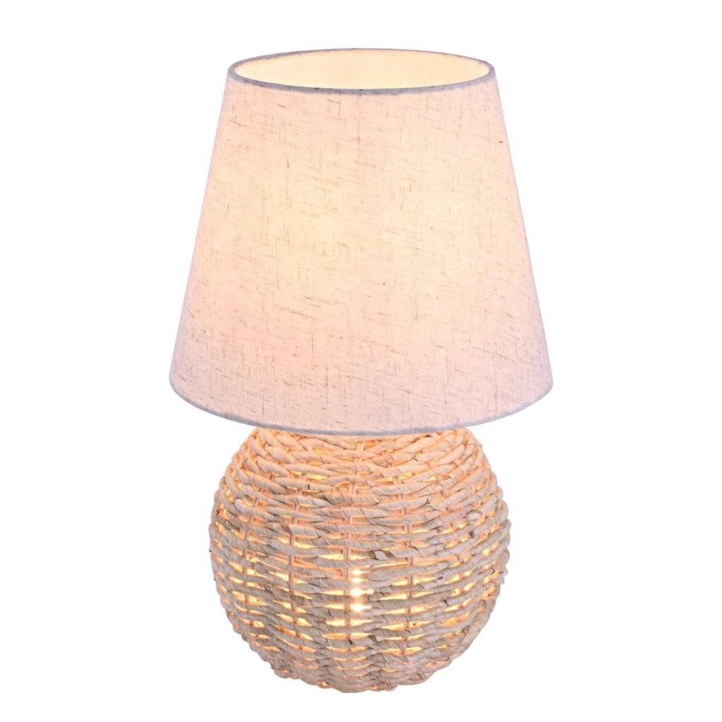 LÚZETE - LAMPADA DA TAVOLO RATTAN NATALIA