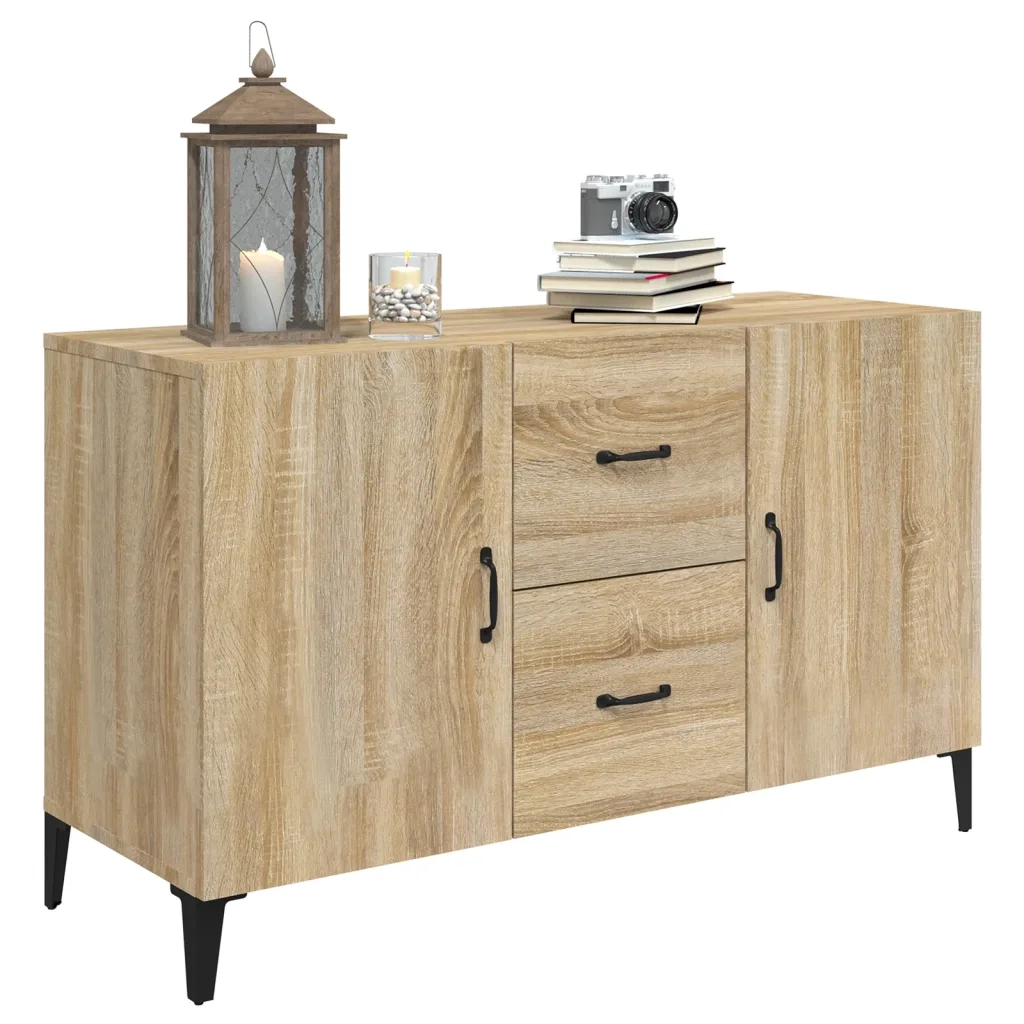 Credenza Rovere Sonoma 100x36x60 cm in Legno Multistrato 812522