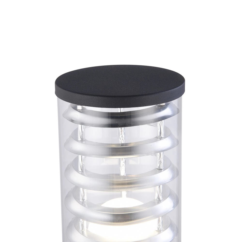 Maytoni Lampada da terra moderna Bronx 1 luce E27 IP54 nero alluminio