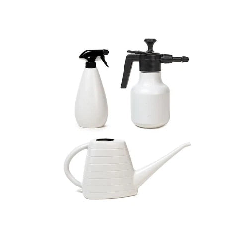 set 3 pezzi ecogarden composto da     spruzzatore 0,75lt, sopruzzino 1,5lt e innaffiatorio 1,85lt