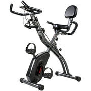 CYCLETTE 3 in 1 pieghevole nera in acciaio con Bluetooth e display LCD