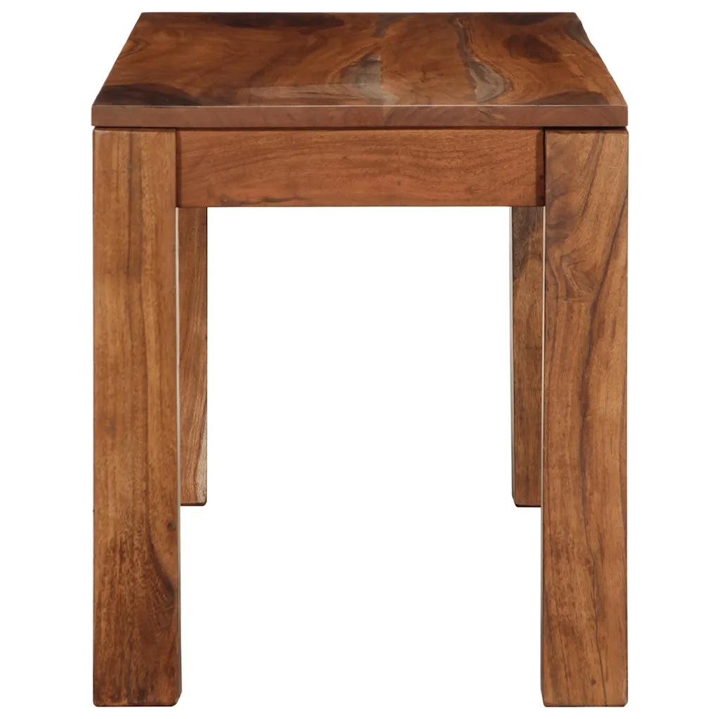 Panca-Sgabello 110 cm in Legno Massello di Acacia 236022