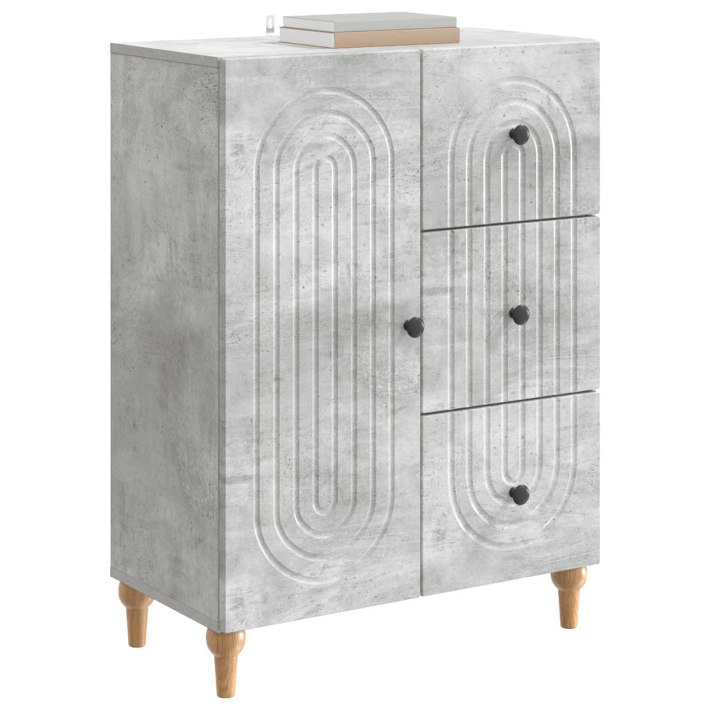 Credenza Grigio Cemento 66 x 34,5 x 90 cm Legno ingegnerizzato 894168