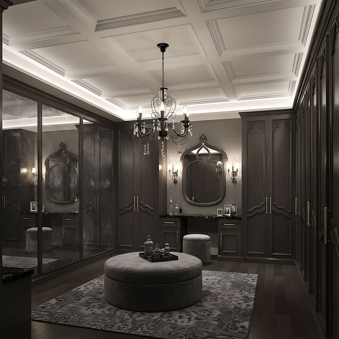 Lampada Da Soffitto Ebt010-5cp Black