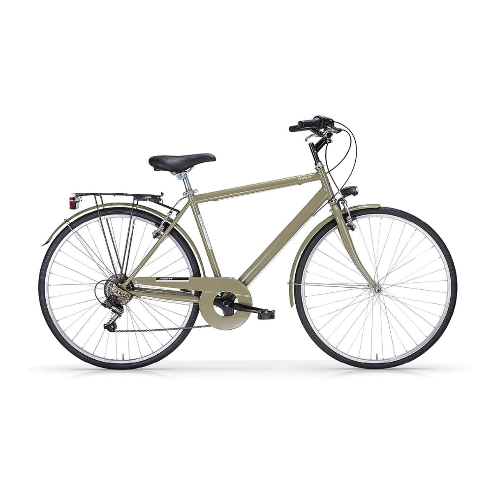 Bicicletta City Bike Trekking Uomo MBM Touring M 28" 6V-Verde(Moss Green)