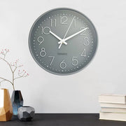 Orologio a muro da 20 cm, utilizza orologio migliorato, silenzioso e non ticchetta, lunghezza delle mani secondo la proporzione aurea, facile da leggere, adatto per casa, scuola, ufficio, biblioteca...