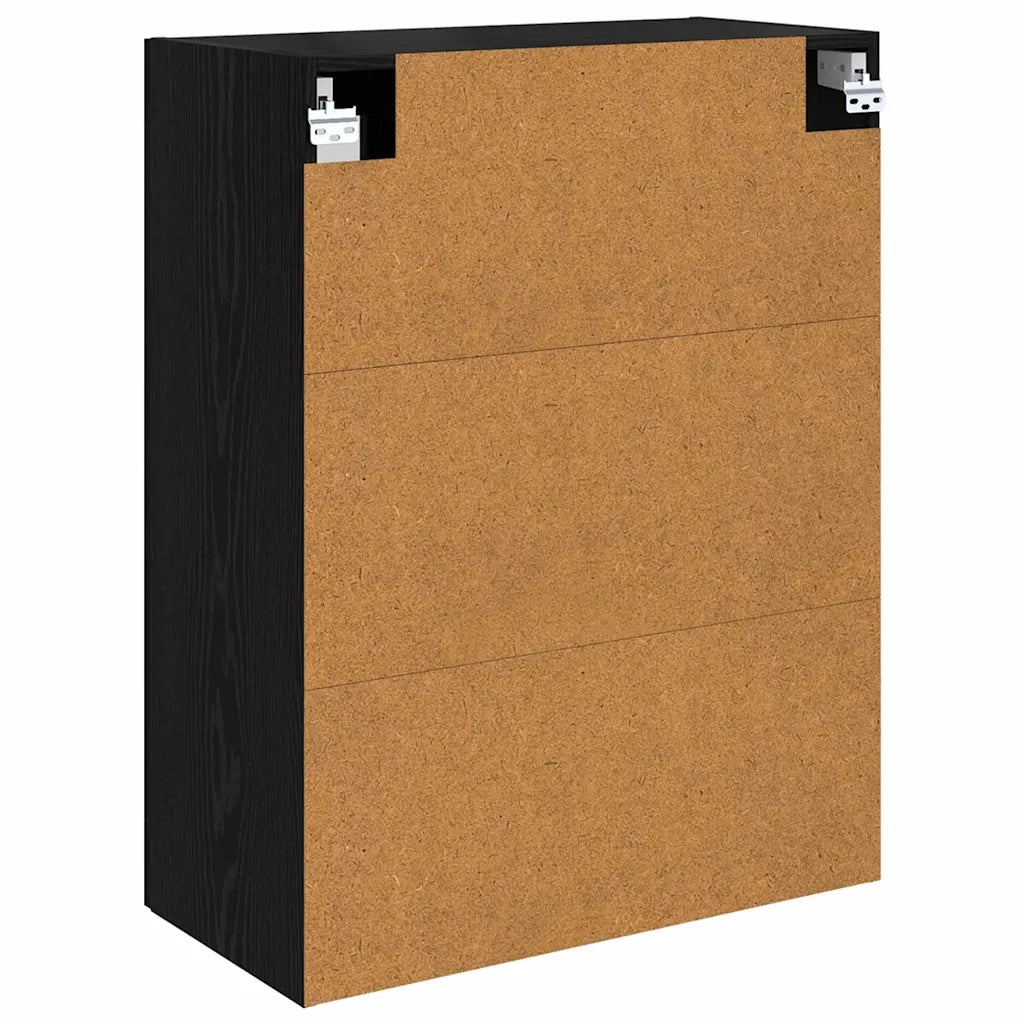 Armadi da Parete 2 pz Rovere Nero 69,5 x 34 x 90 cm CFW4980269