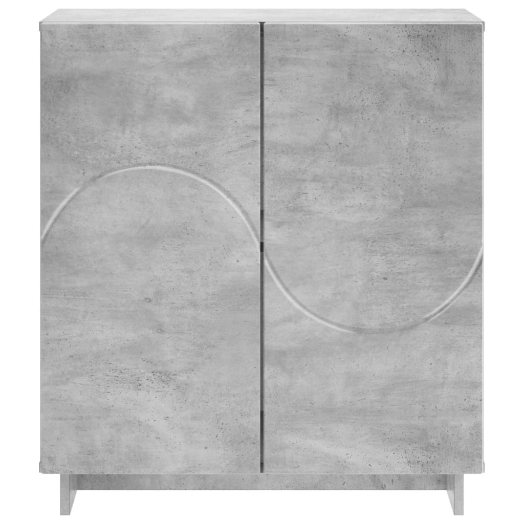 Credenza Grigio Cemento 67 x 34,5 x 75 cm Legno ingegnerizzato 8011534