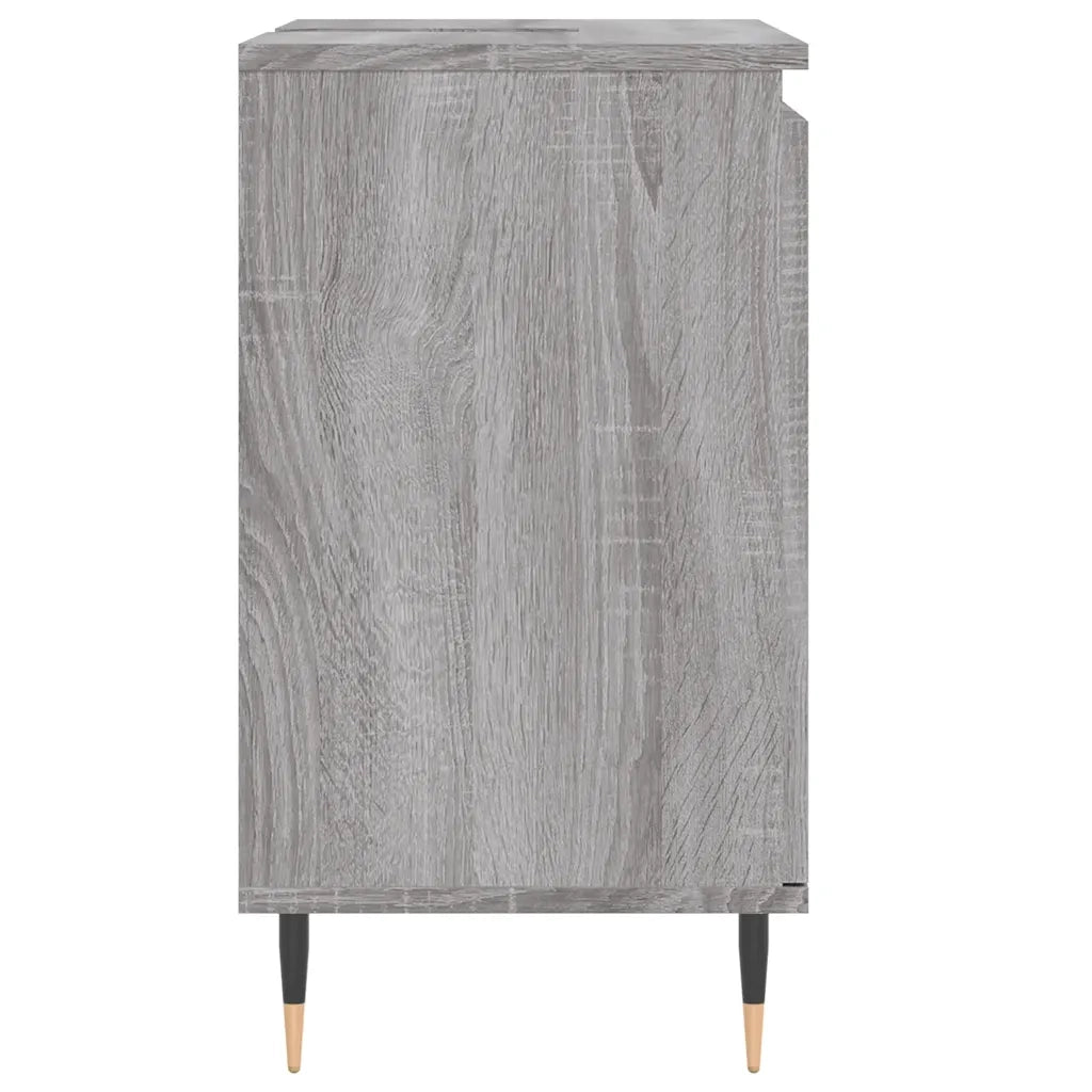 Mobile da Bagno | Armadio da bagno Grigio Sonoma 58x33x60 cm in Legno Multistrato