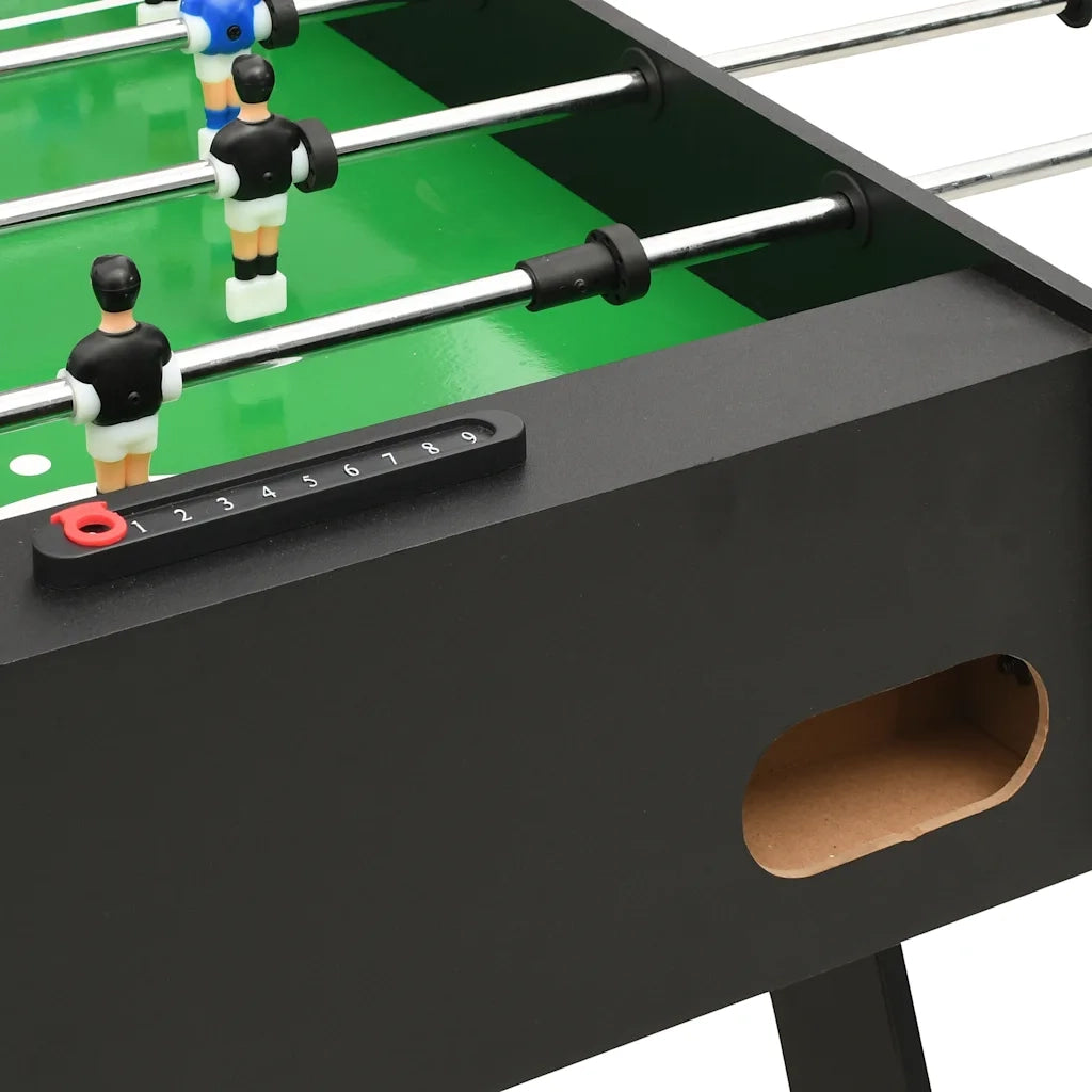 Calcio Balilla Pieghevole 121x61x80 cm Nero cod mxl 76776