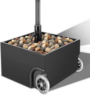 Parasol portatile con ruote – Facile da spostare e duraturo