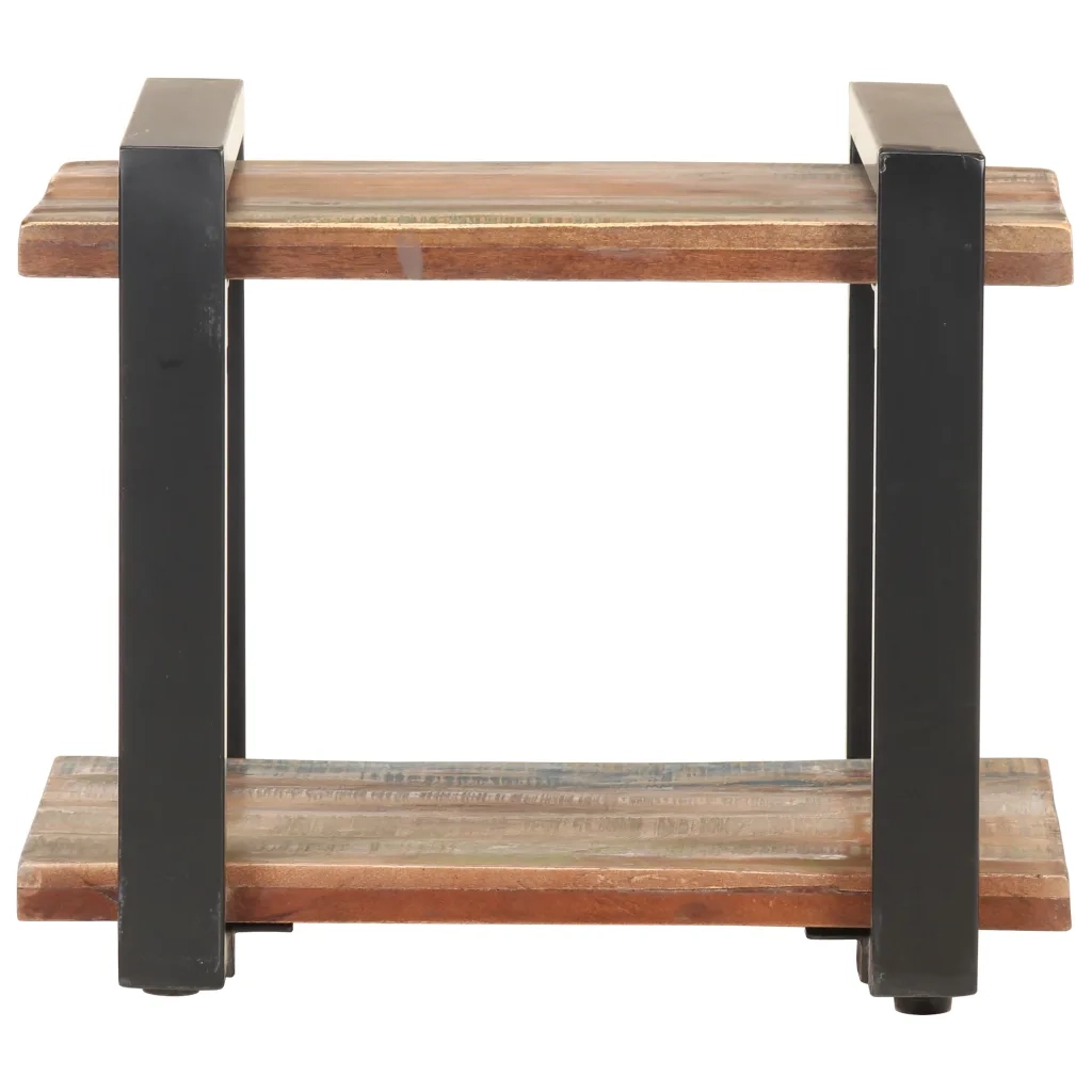 Comodino 50x40x40 cm in Legno Massello di Recupero