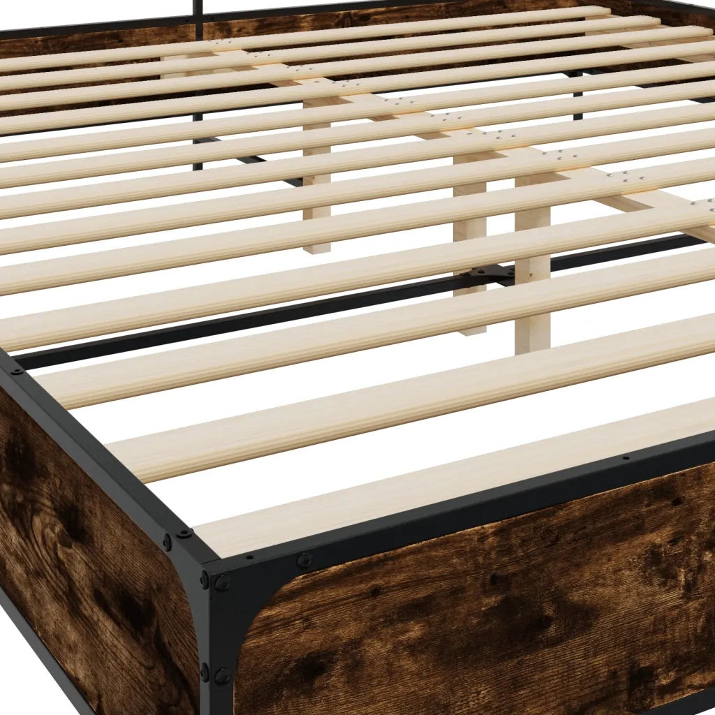 Giroletto Rovere Fumo 180x200 cm in Legno Multistrato Metallo 3280059