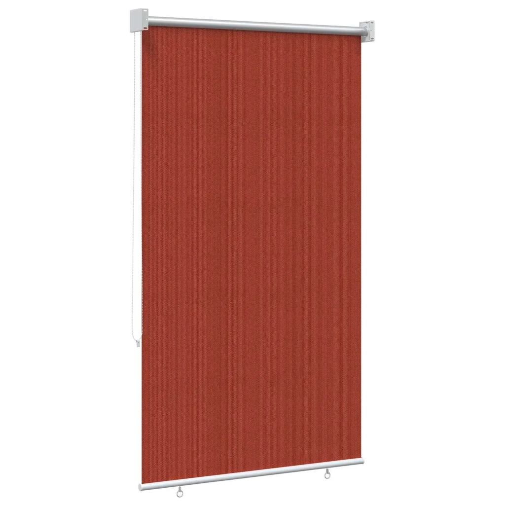 Tenda a Rullo Esterno Blocco UV 90% Terracotta 60 x 140 cm HDPE 42035986