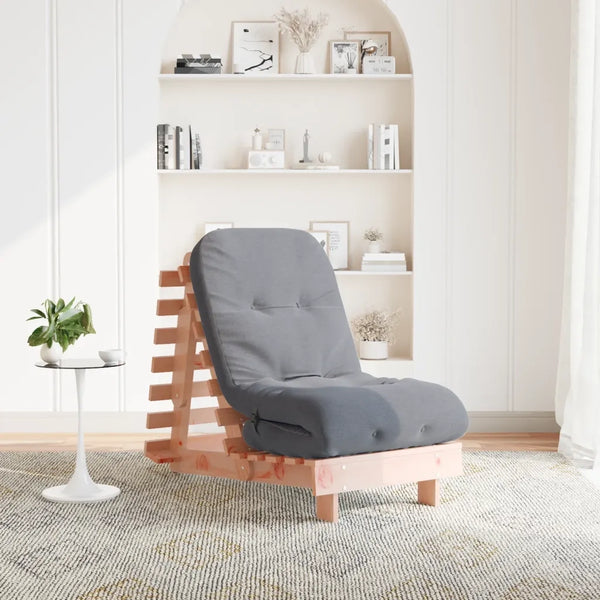 Divano Letto Futon con Materasso-Sofa Letto-Daybed 60x206x11cm Massello Douglas