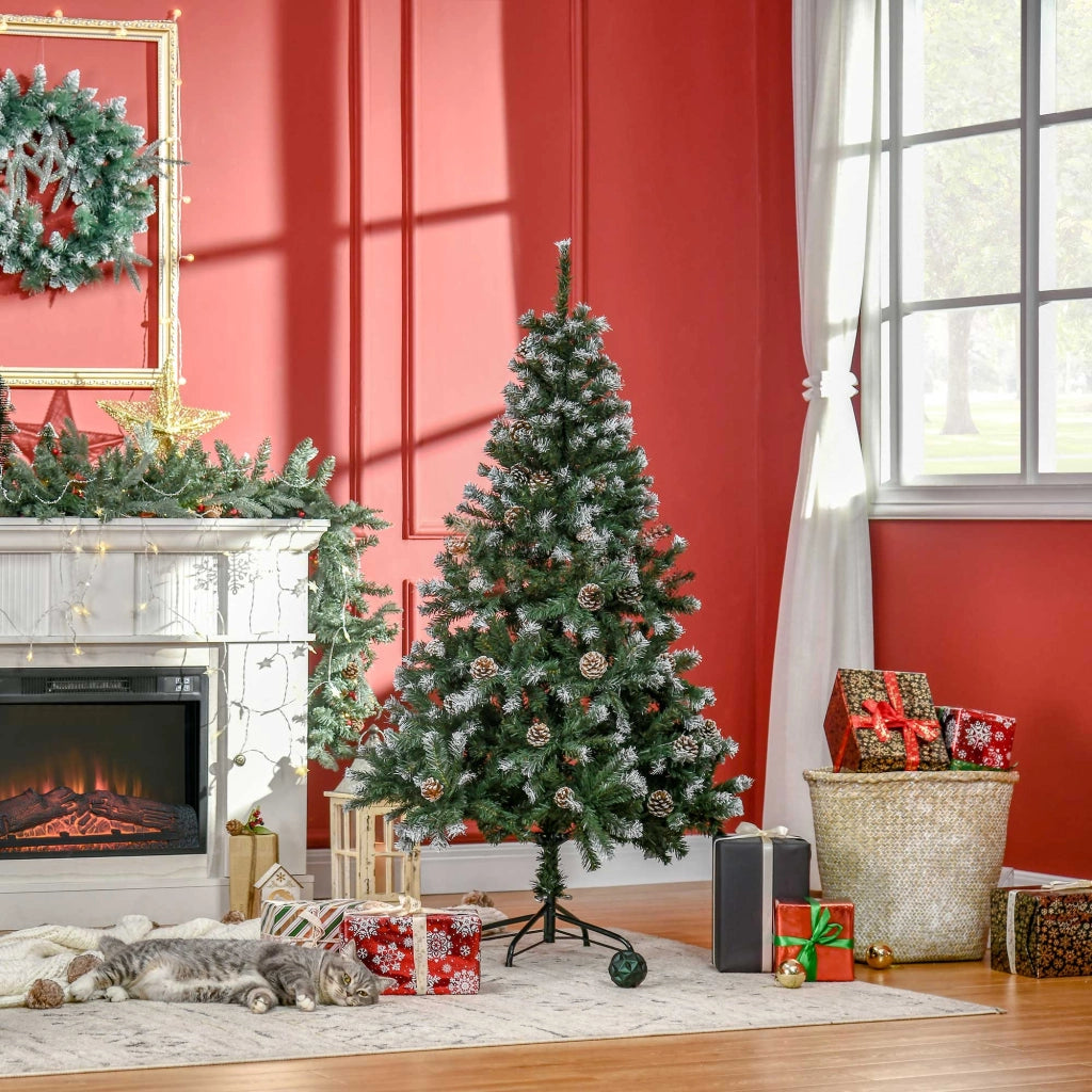 Albero di Natale Artificiale ¨C zephmum ¨C Effetto Neve, 180 cm