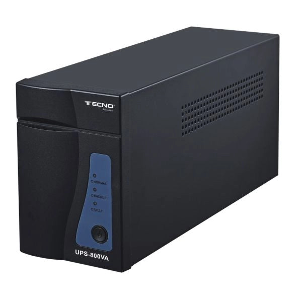 Tecno tc-800va-ups gruppo di continuità (ups) 320 w 2 presa(e) ac - 39.27