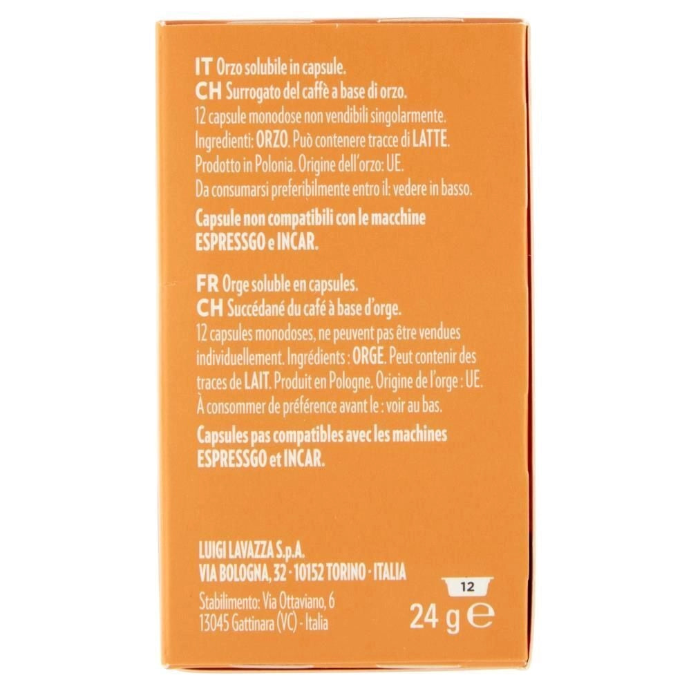Lavazza A Modo Mio Orzo, 12 Capsule