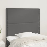 Testiera Grigio 90x5x118/128 cm in Similpelle 3116274
