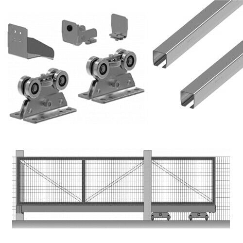 KIT CANTILEVER AUTOPORTANTE PER CANCELLI KD1000.090 + N 3 VD1403.053 9 MT