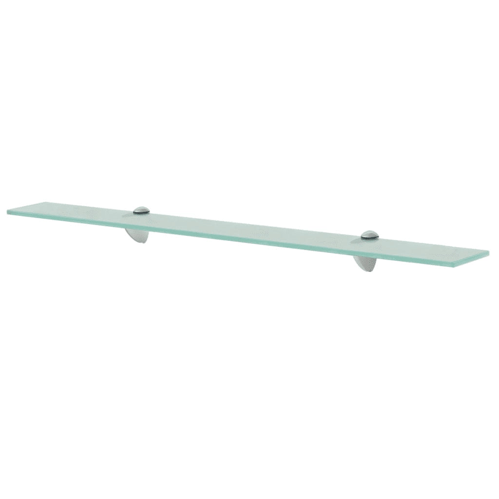 Mensole Galleggianti 2 pz in Vetro 80x20 cm 8 mm 3051523