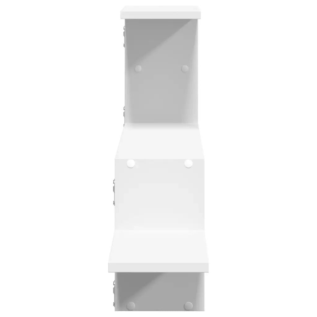 Scaffale a Parete Bianco 104x15x49 cm in Legno Multistrato 853200