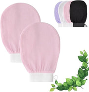 Set di 2 - Guanti per doccia - Riciclabili - Cura del corpo - Guanti per doccia - Rosa