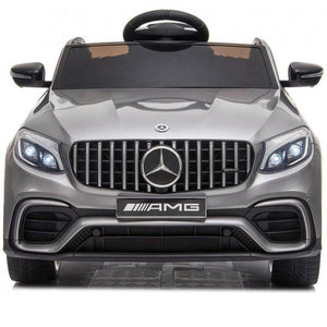 Macchina Elettrica per Bambini 12V con Licenza Mercedes GLC 63S Coupè Grigio Metallizzato