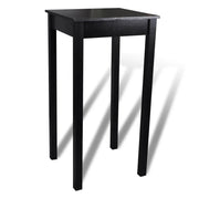 Set Tavolino da Bar con 2 Sgabelli Neri CFW6234629