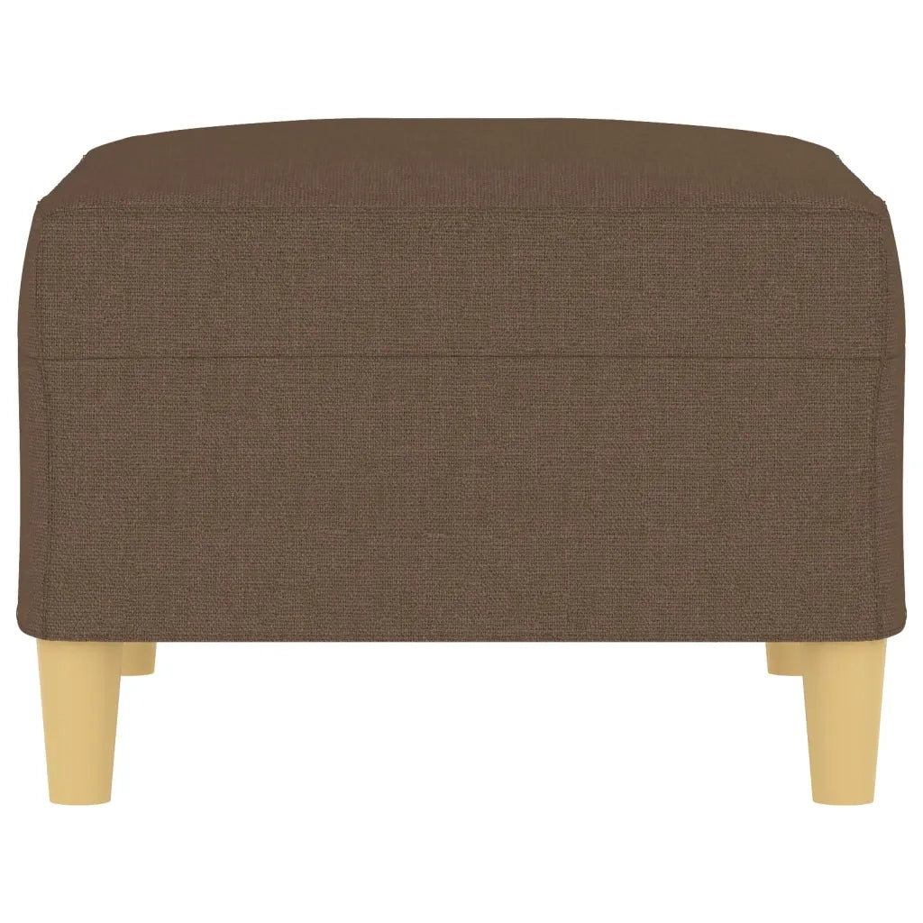 Poggiapiedi Marrone 70x55x41 cm in Tessuto cod mxl 63829