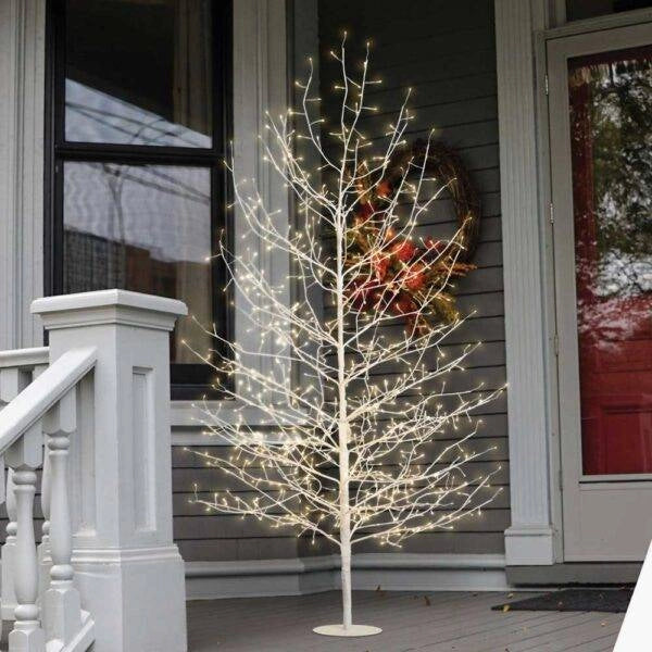 Albero ramo Tiglio h120 bianco 330 microled bianco caldo