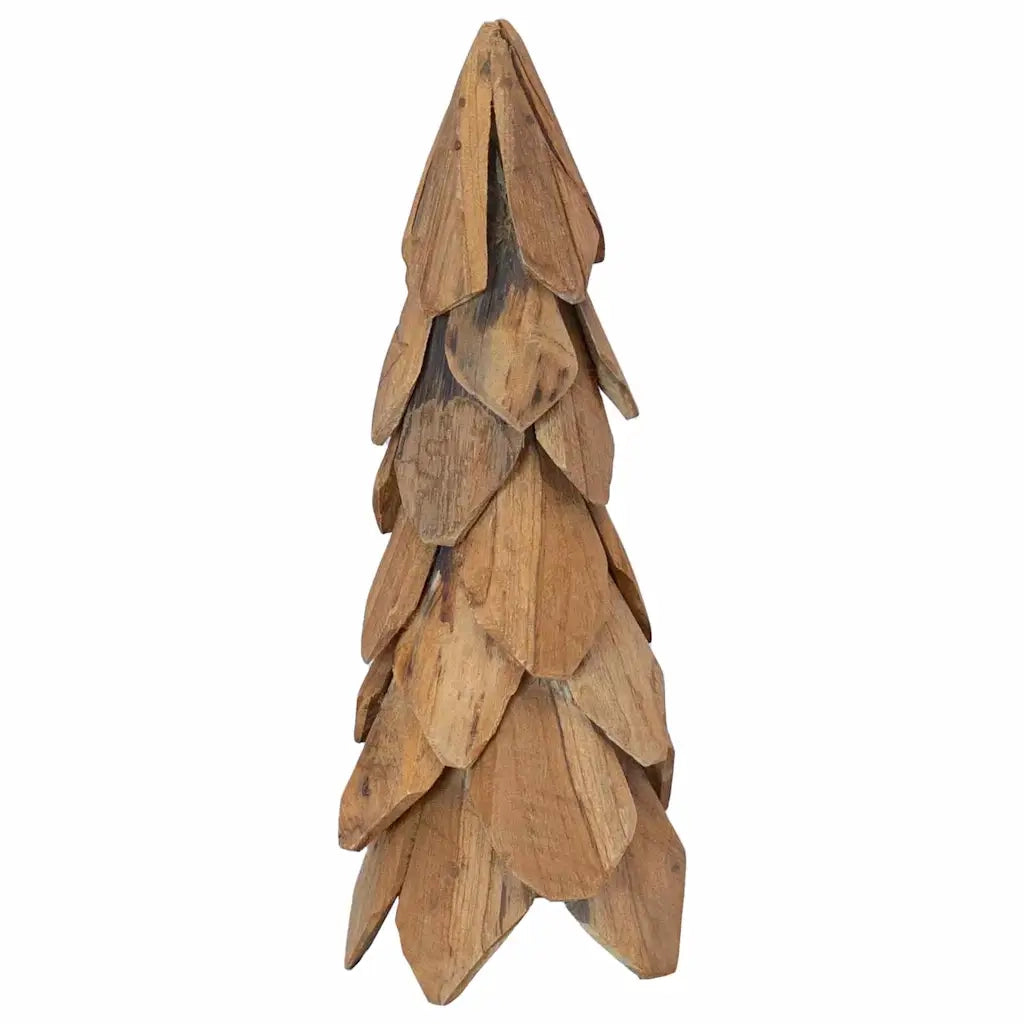 Albero di Natale Marrone 51 cm Legno massello di teak 42017937