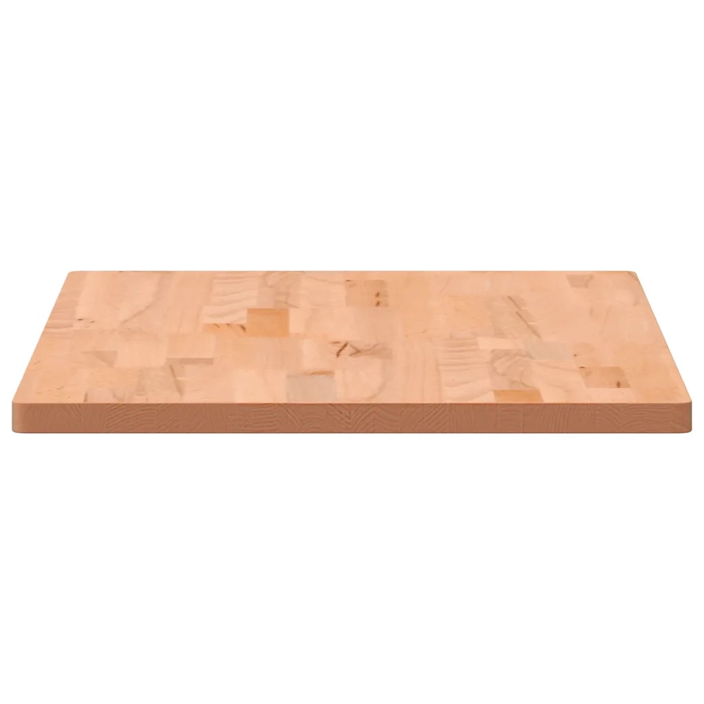 Piano Scrivania 115x55x2,5 cm in Legno Massello di Faggio 356094