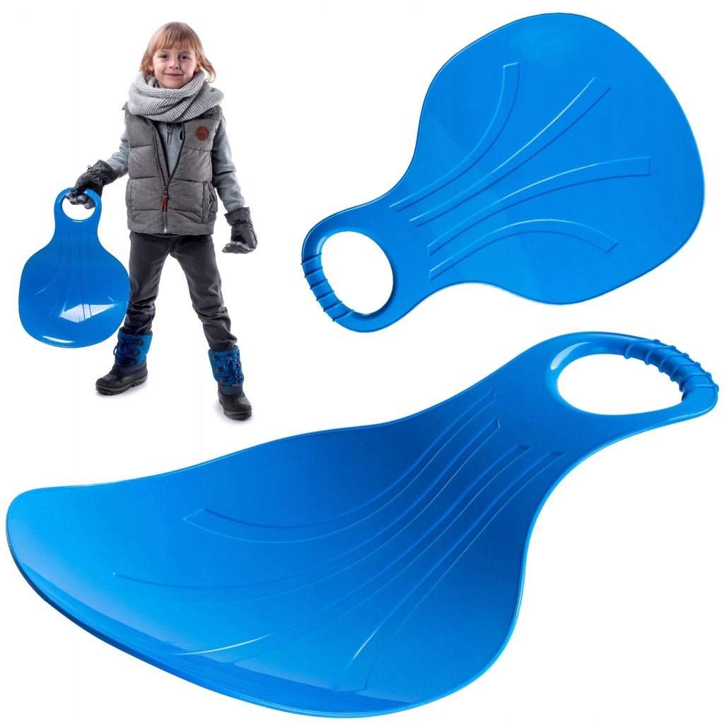 Slittino per bambini KADAX, scivolo da discesa, mela, plastica, mela, resistente alla neve