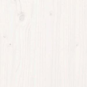 Giroletto Bianco in Legno Massello 140x190 cm 819953