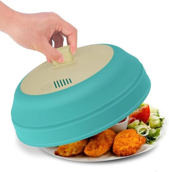 Deksel siliconico pieghevole - 28 cm - per pentole, padelle, padelle, woks - robusto e sostitutivo - copertura per piatti - protezione del servizio - protezione da macchie