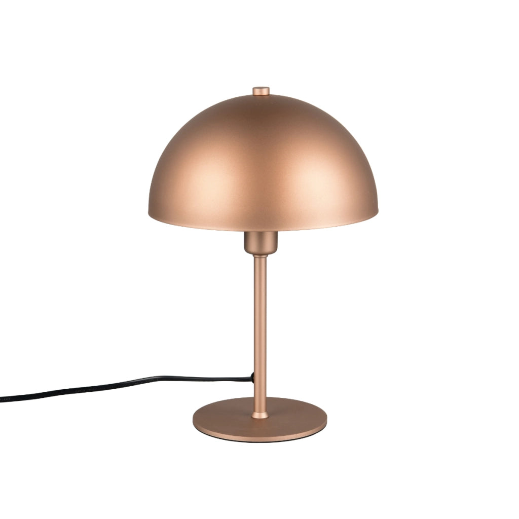 Lampada da tavolo NOLA Trio fungo caffè 30cm E14 metallo