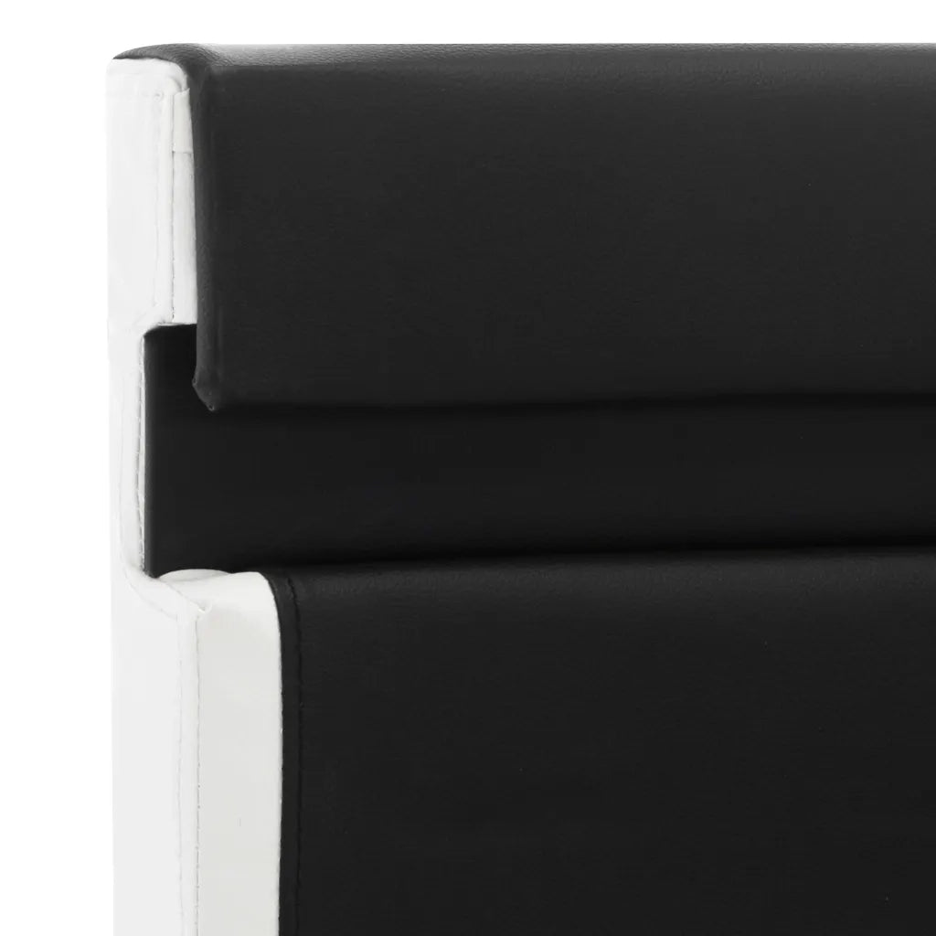 Giroletto con LED Nero in Similpelle 180x200 cm 280306