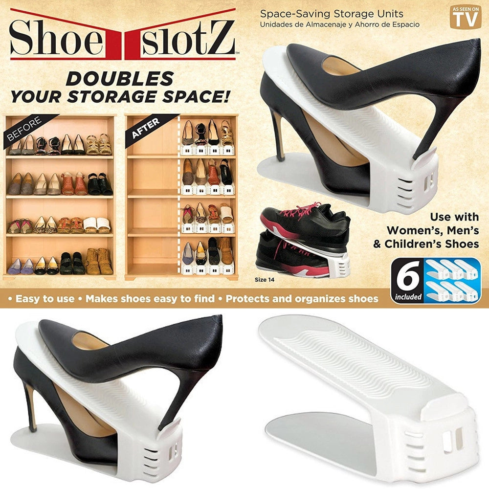 Trade Shop - Organizer Scomparti Scarpiera Salvaspazio Porta Scarpe Organizzatore Per Armadio -