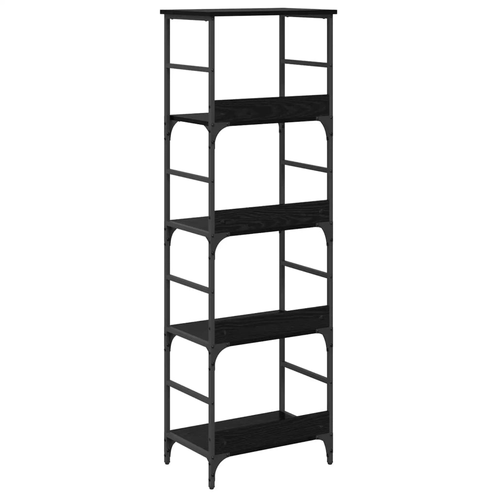 Libreria Rovere Nero 50 x 33 x 153 cm Legno multistrato 882756