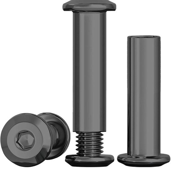 Viti di connessione nere - acciaio inossidabile - set da 20